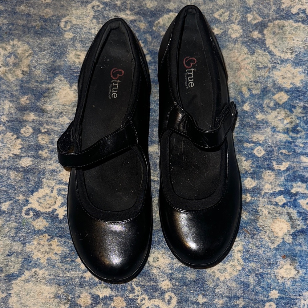 Black Women's Mary Jane Flats